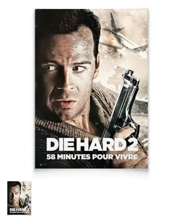 Affiche de film Die Hard : 58 minutes pour vivre 29,7 cm x 42 cm