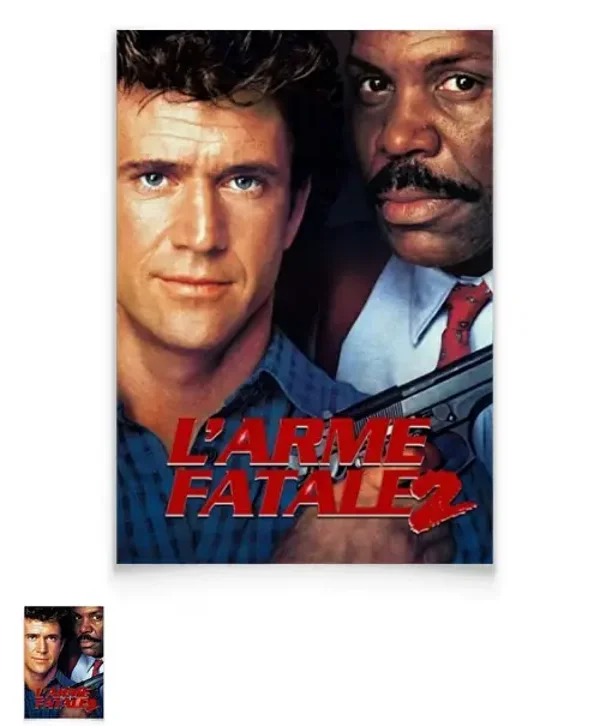 L'ARME FATALE 2 Affiche Cinema 29,7 cm x 42 cm