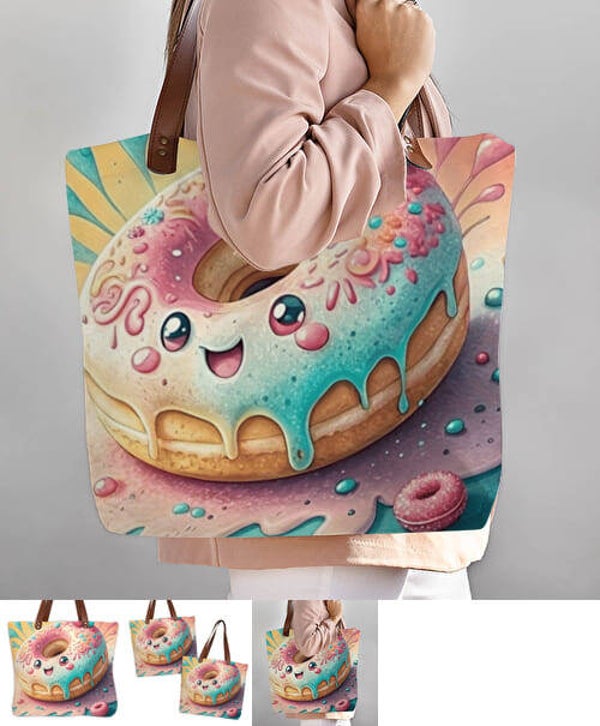 Sac de Plage Femme Donuts Dream