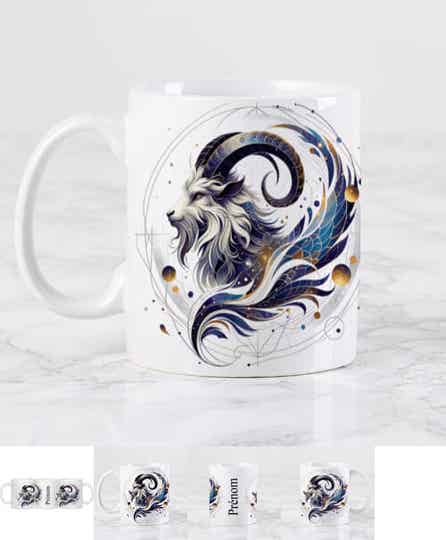 Mug signe astrologique Capricorne