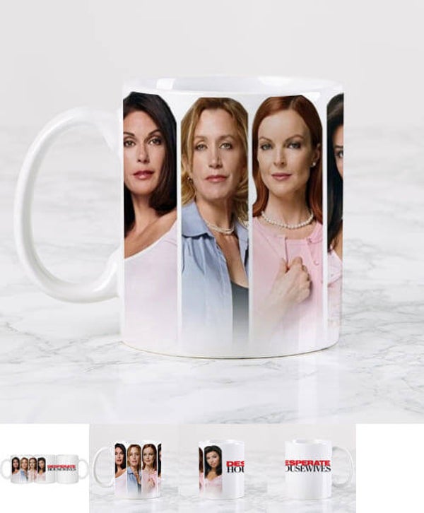 Mug Desperate Housewives Saison 1 céramique blanc