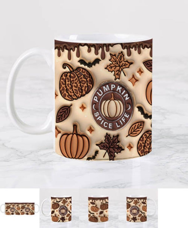 Tasse Personnalisée Pumpkin Spice Life