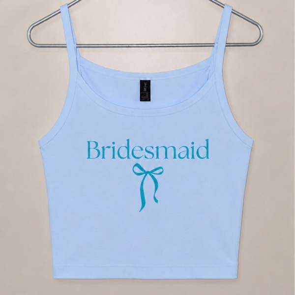 Bridesmaid with Bow Tank