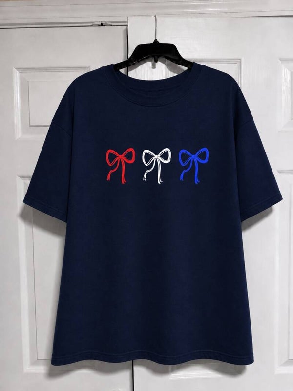 Red, White & Blue Bow Ter