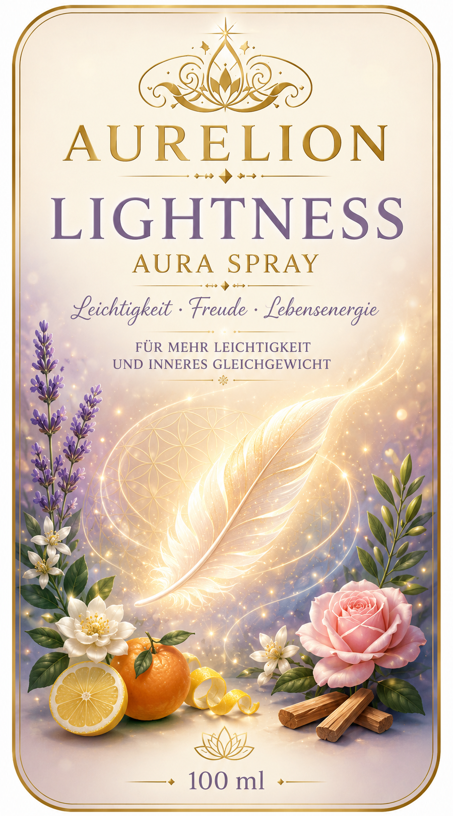 AURELION – LIGHTNESS  Aura Spray für mehr Leichtigkeit im Alltag