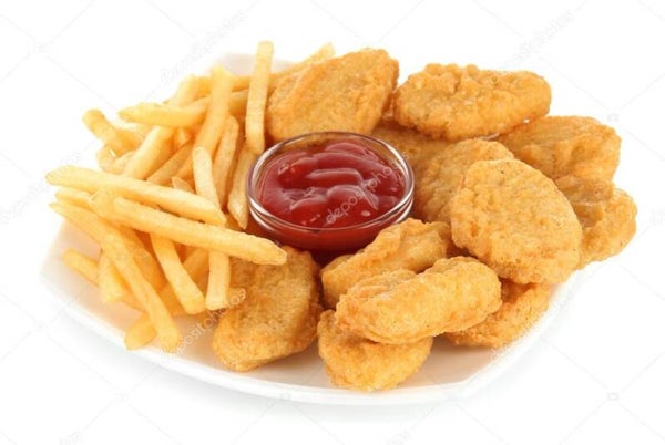 Nuggets mit Pommes