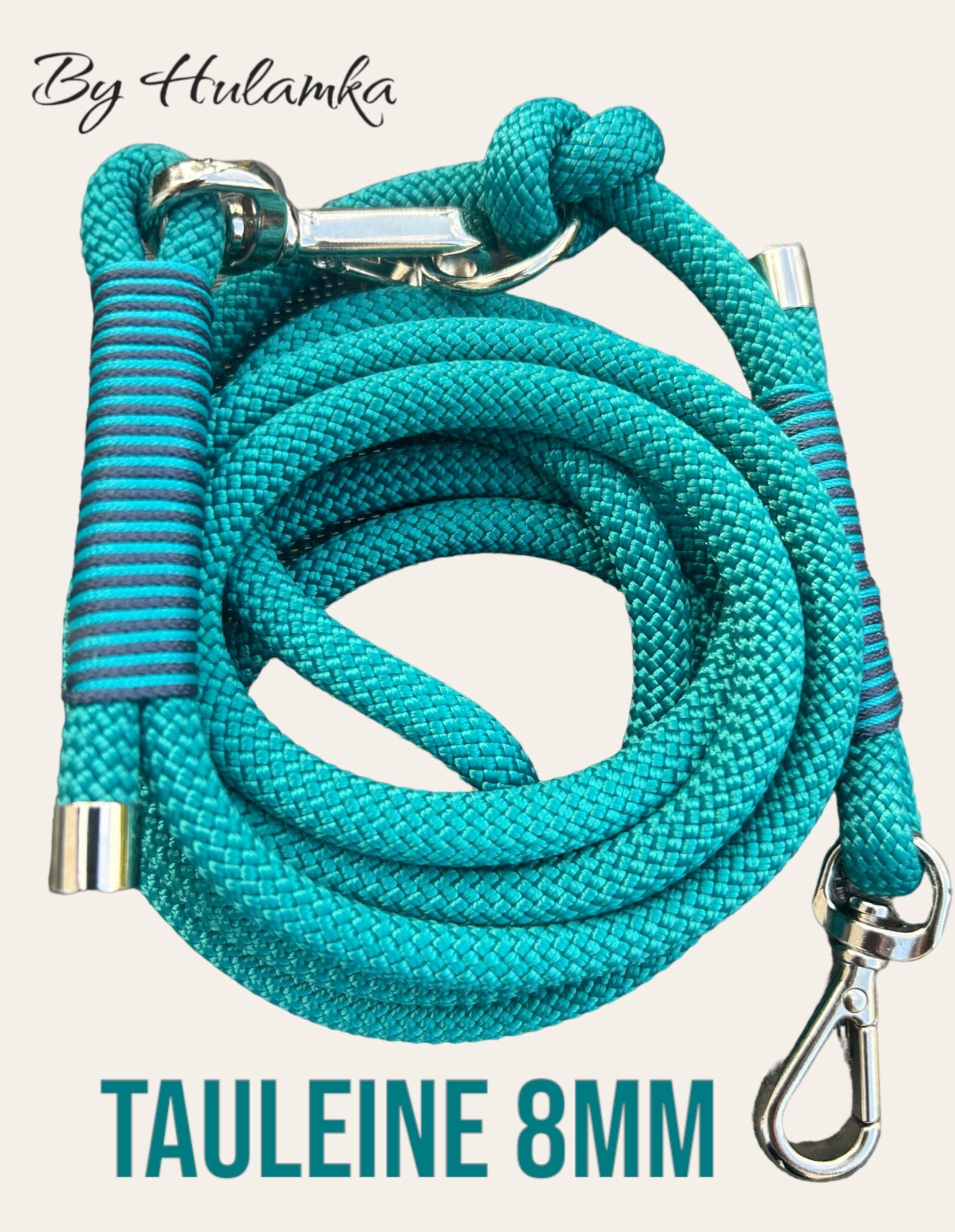 Tauleine 8mm für Hunde 3-13kg in 2m Länge