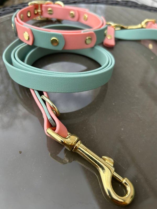 Set Biothane Wave Halsband HU 33-40cm
