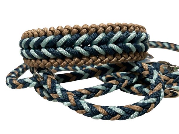 Komplettset Leine und Halsband 45-49cm HU