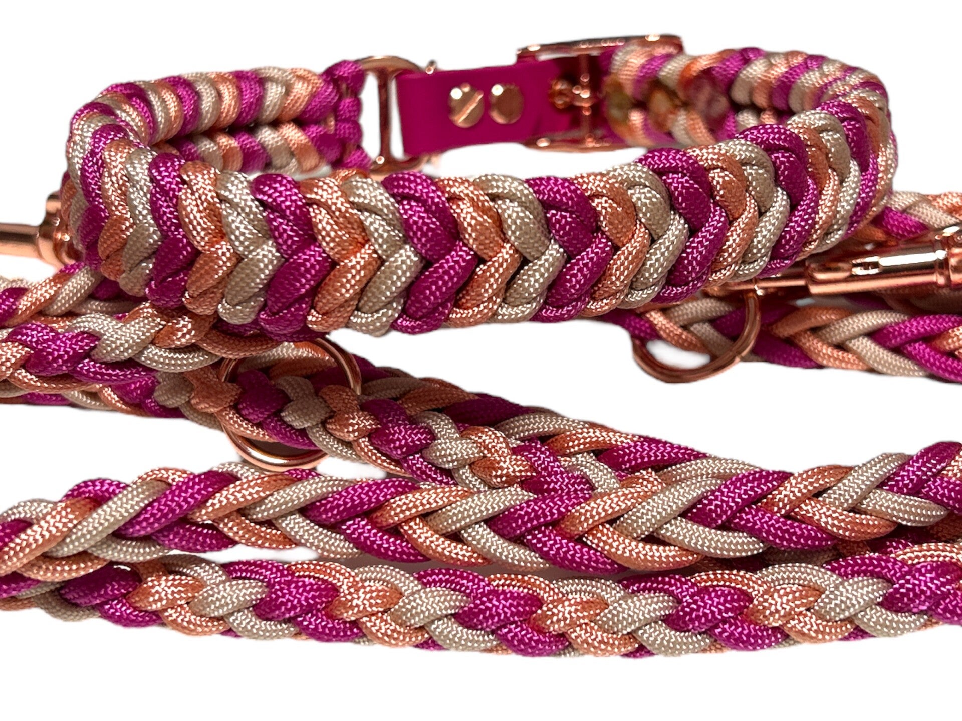 Komplettset Leine und Halsband 39-43cm HU