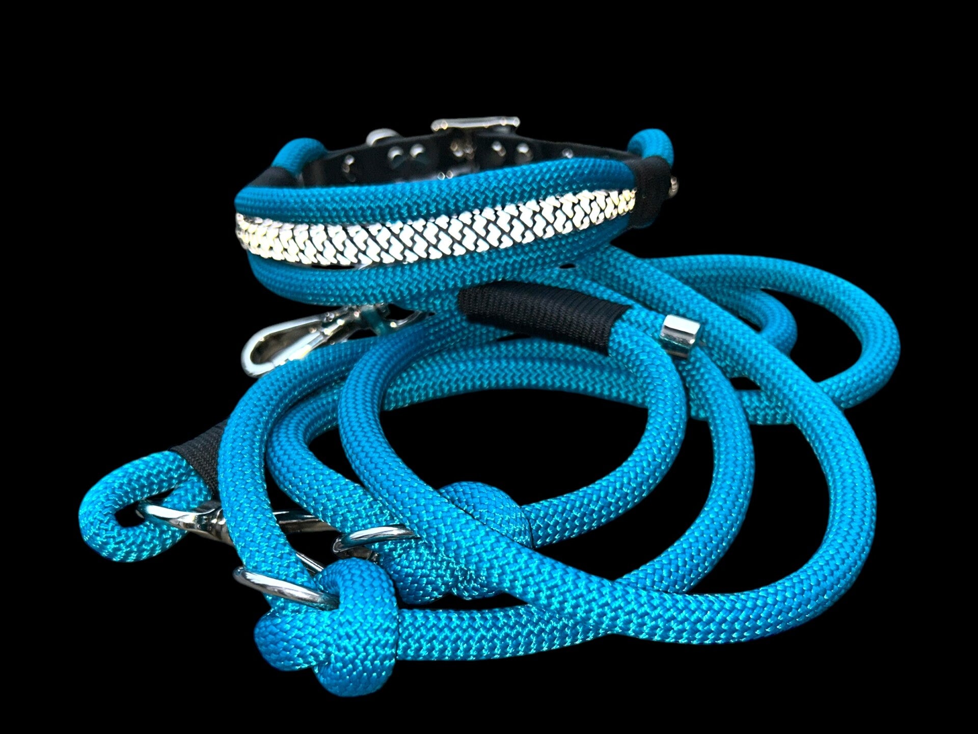 Komplettset  Tauleine und Halsband HU 46-53cm