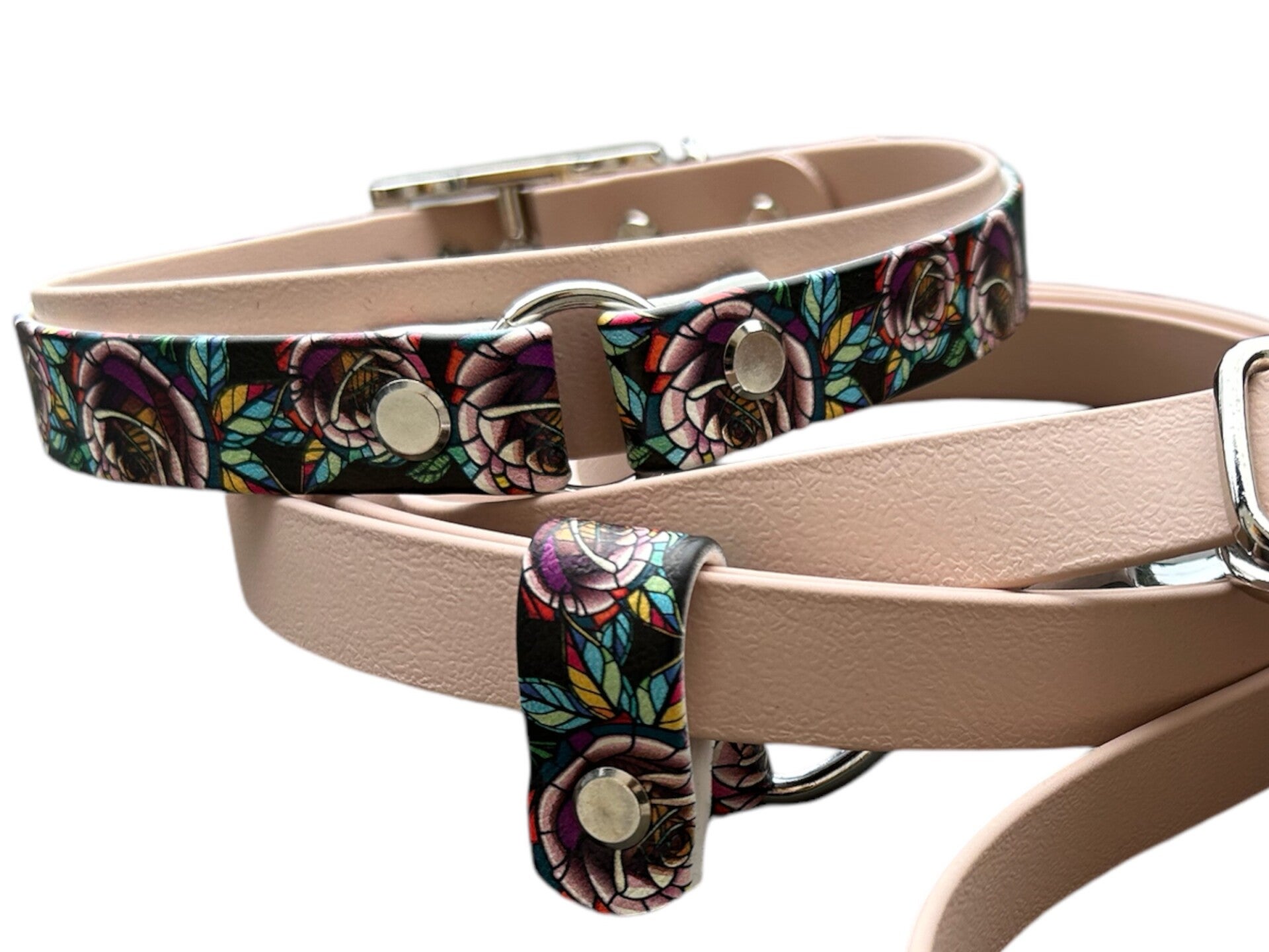 Set Biothane Leine und Halsband HU 39-47cm