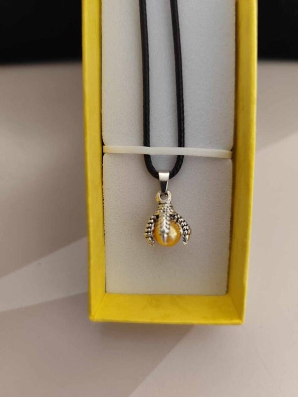 Drachenkrallen Kette Gelb