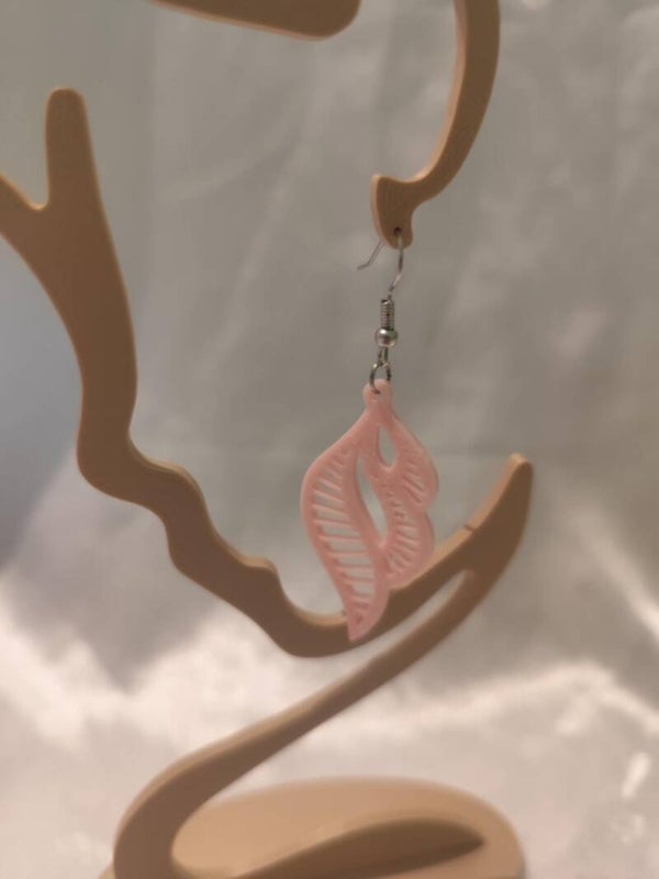 Swirl Ohrringe Rosa