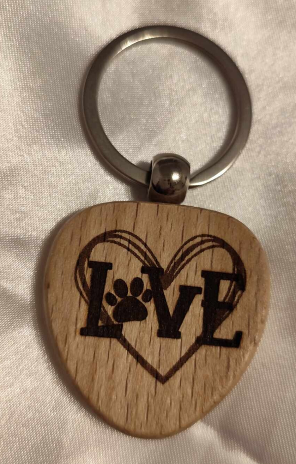 Paw Love Schlüsselanhänger Herz