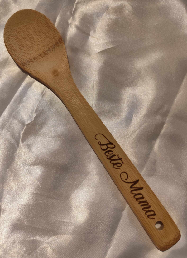 Beste Mama Bambus Kochlöffel