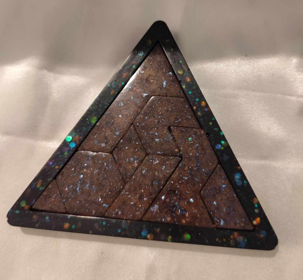 Puzzle Schwarz & Braun Glitzer