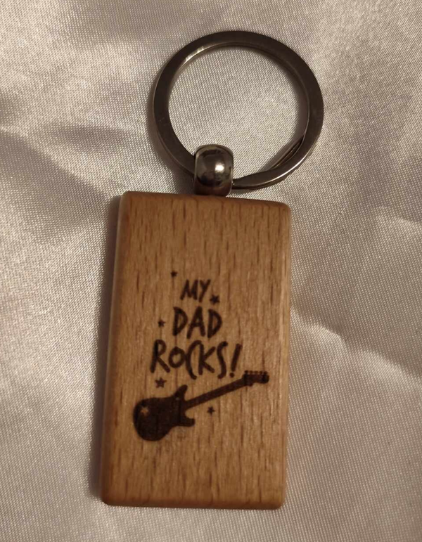 My Dad Rocks Schlüsselanhänger
