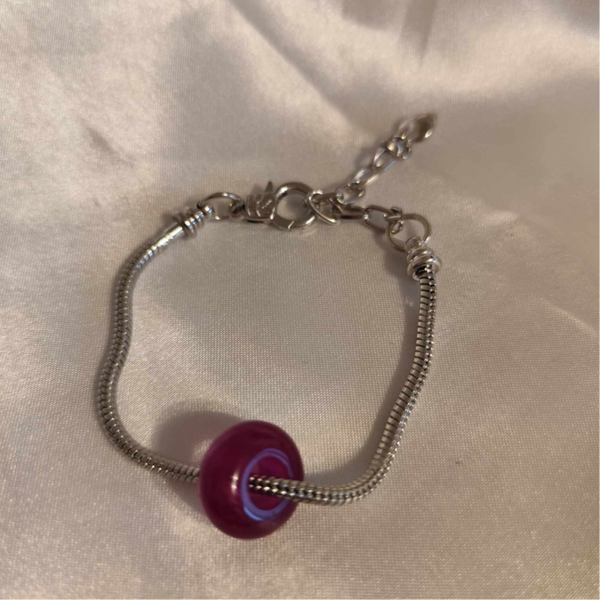 Armkette Silber mit Berry Perle
