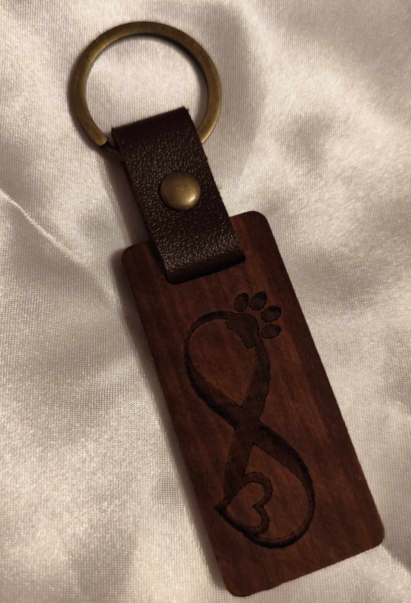Tier Liebe Infinity Schlüsselanhänger