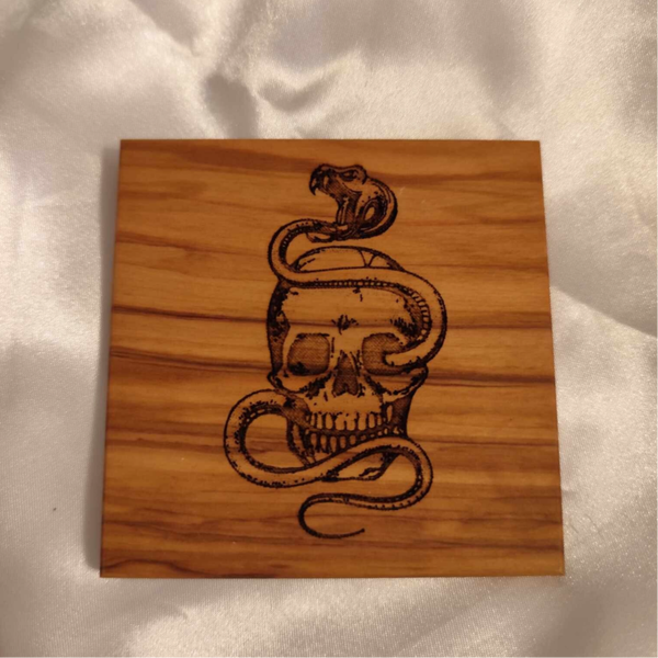 Skull & Snake Untersetzer