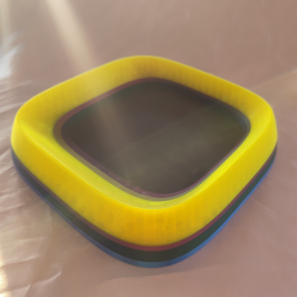 Asymetrischer Tray Multicolor