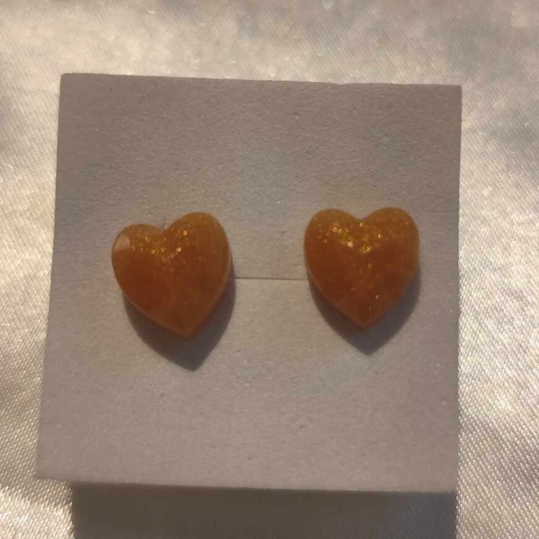 Gold Ohrstecker Herz
