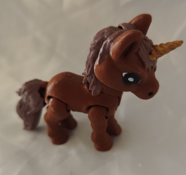 Einhorn Braun - Verschiedene Faben