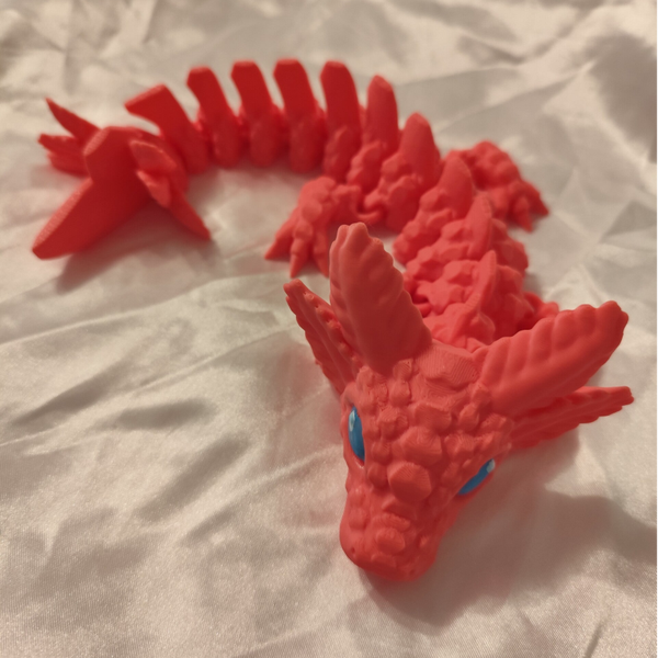 Axolotl Drache Pink