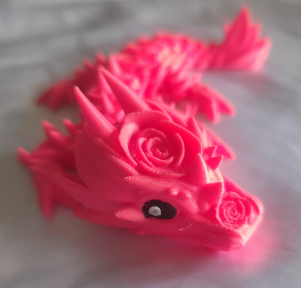 Rosen Drache Pink