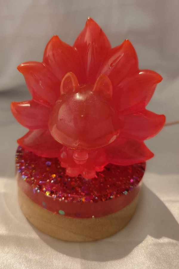 Neunschwänziger Fuchs Lampe Pink