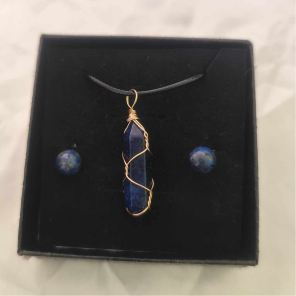Lapislazuli Schmuck Set