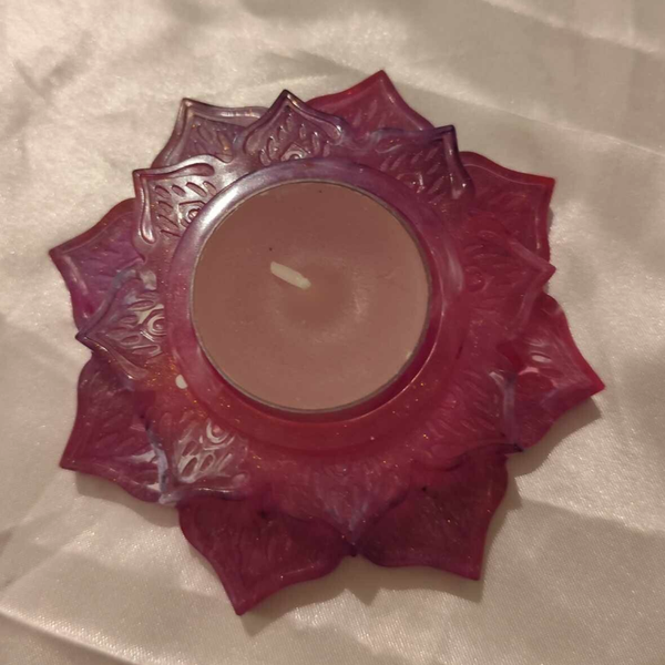 Teelicht Lotusblume Pink