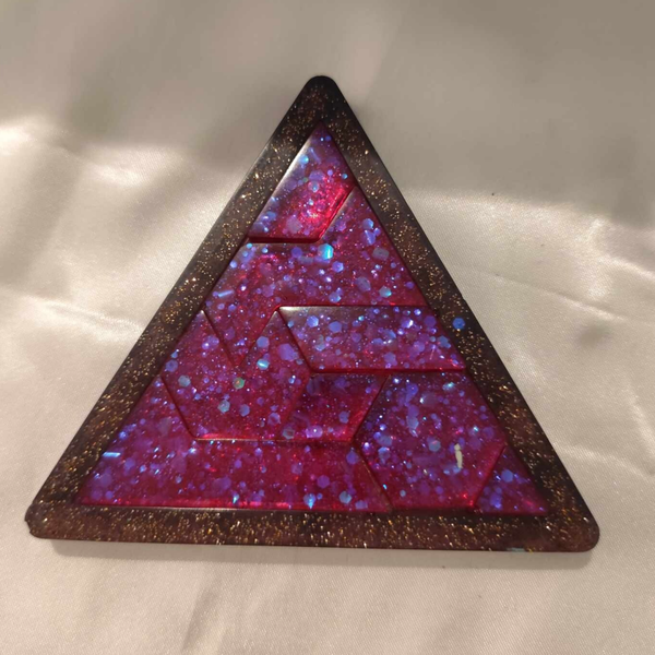 Puzzle Pink & Schwarz Glitzer