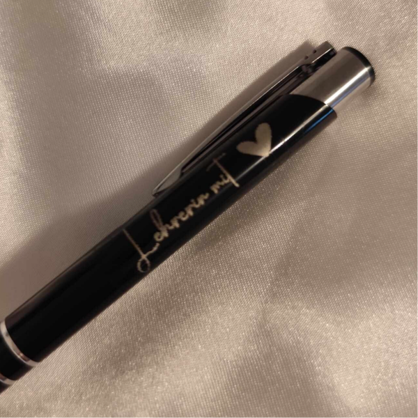 Lehrer mit Herz Kugelschreiber
