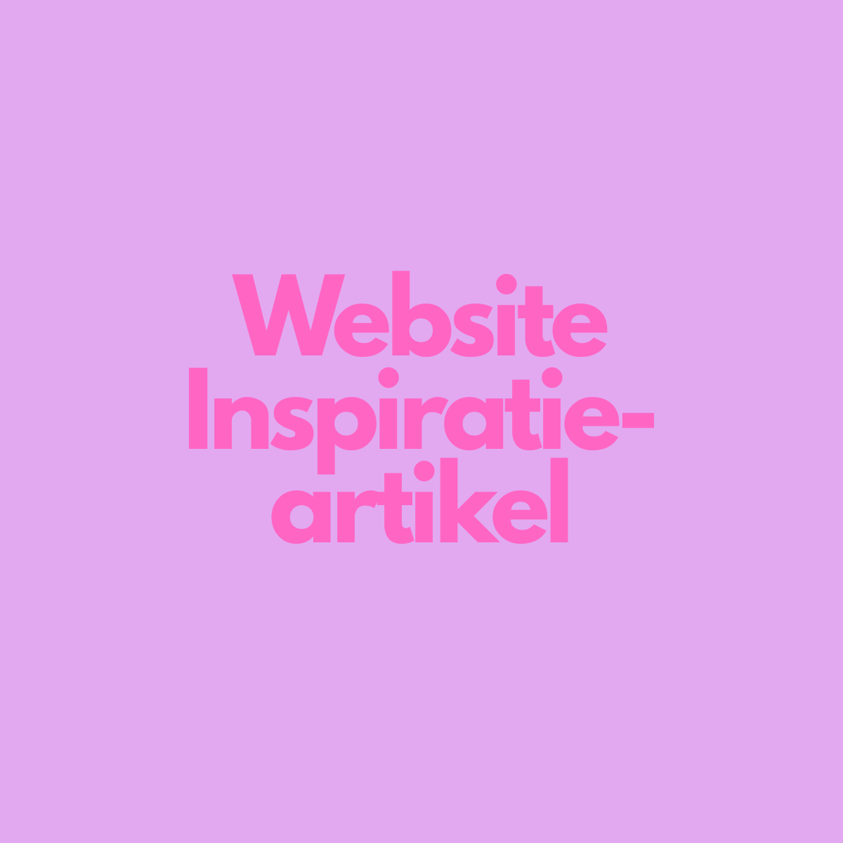 Website & content Voor vindbaarheid en langdurig bereik.