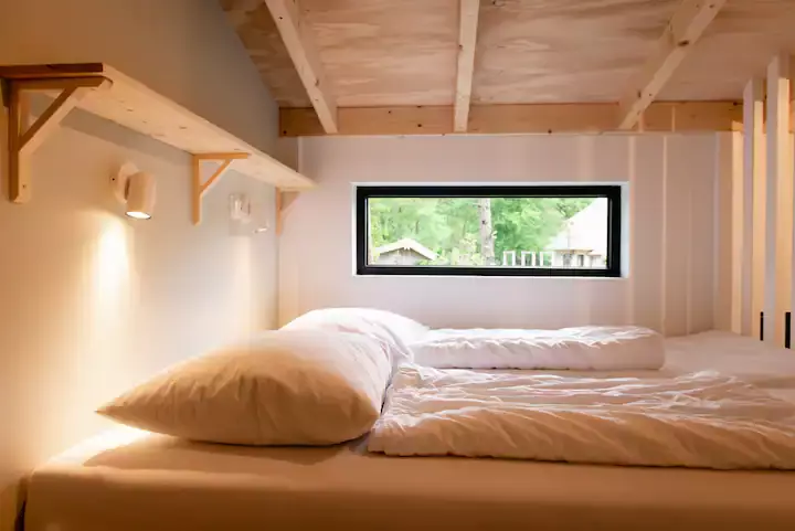 Slim ingericht tiny house noaber in Enter