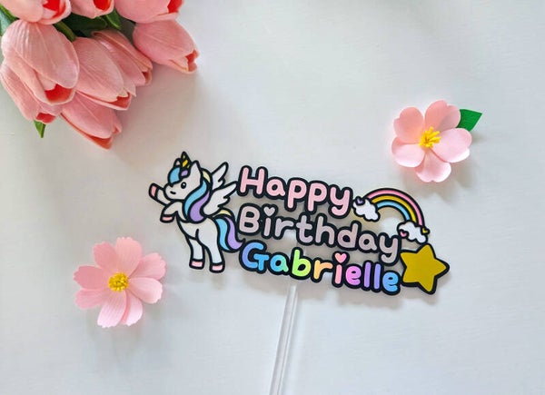 Birthday topper