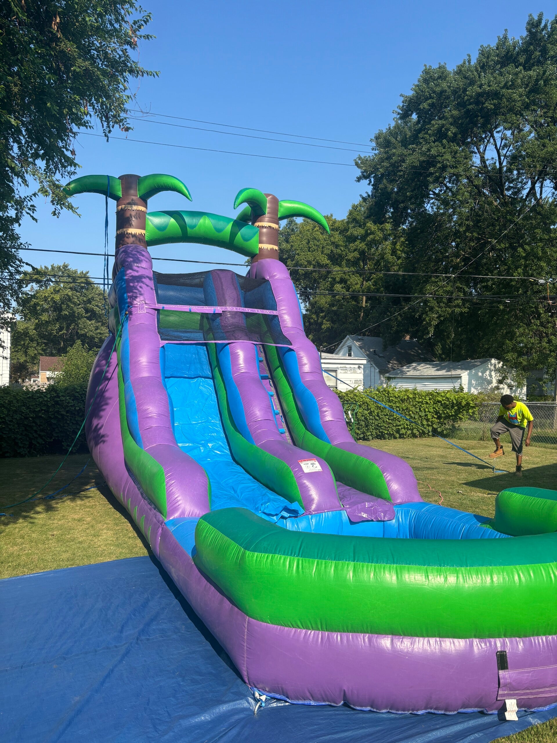 Purple Rain Forest Waterslide