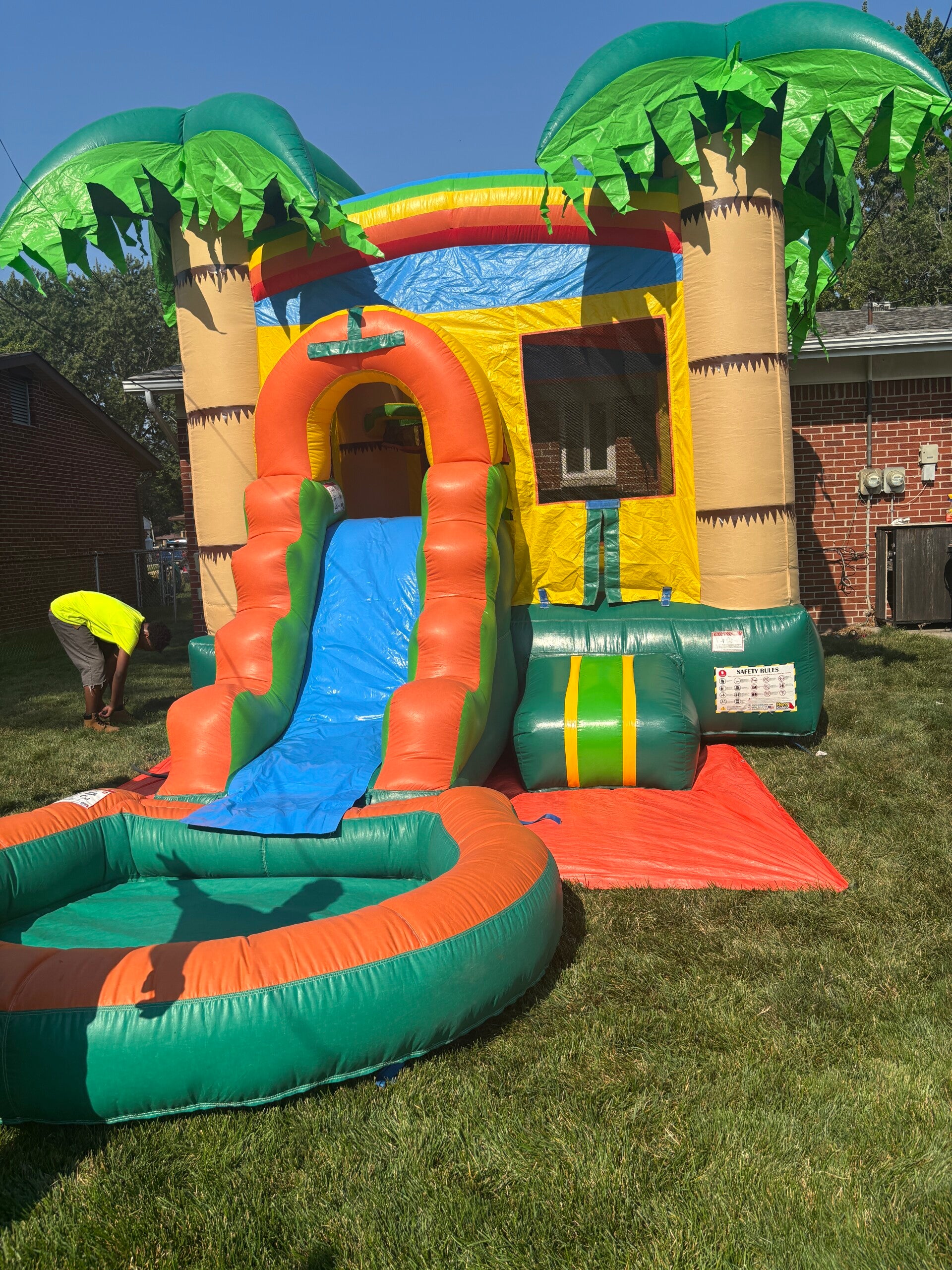 Tropical Paradise Combo Bounce House