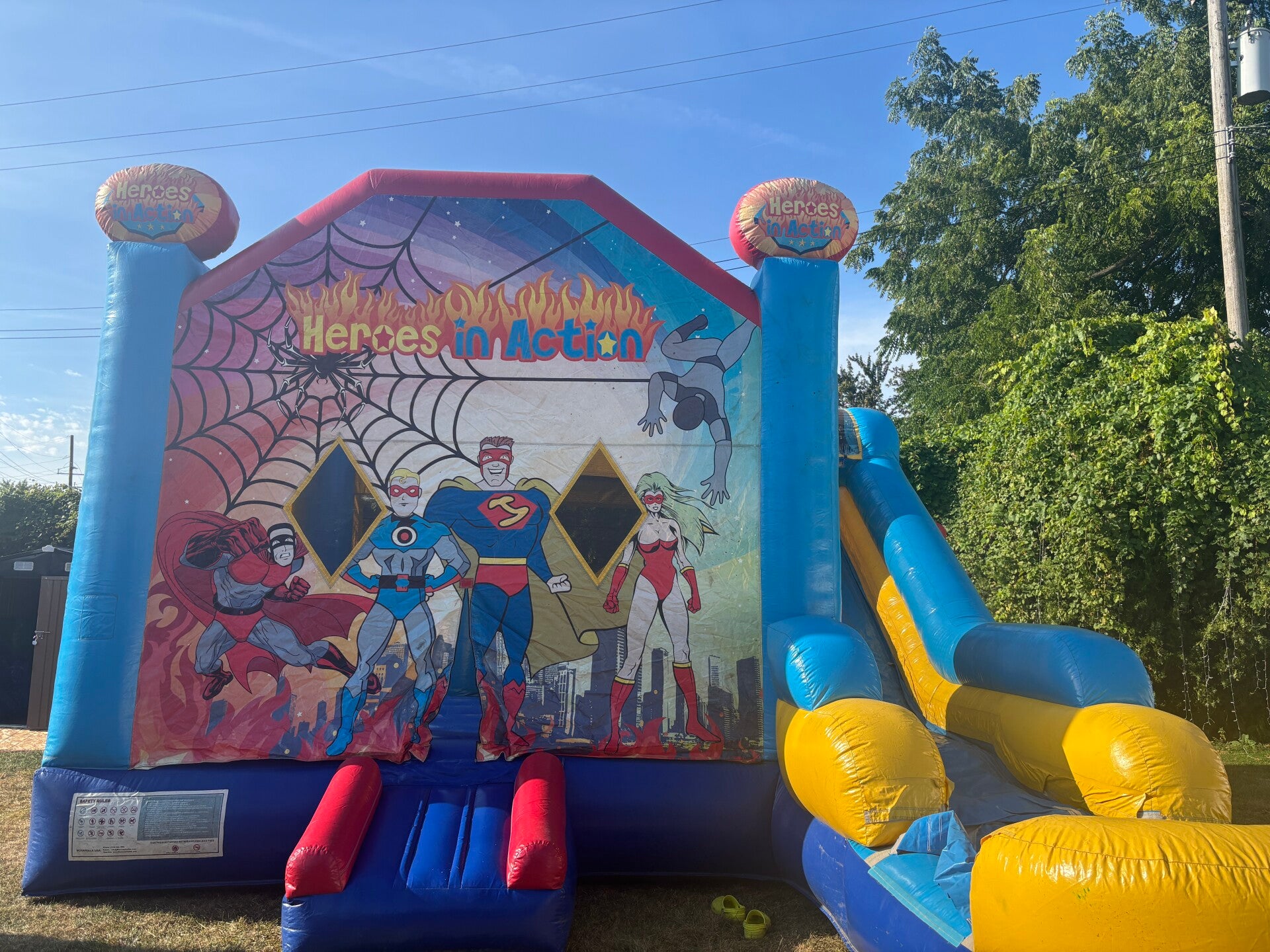 Super Hero Combo Bounce House