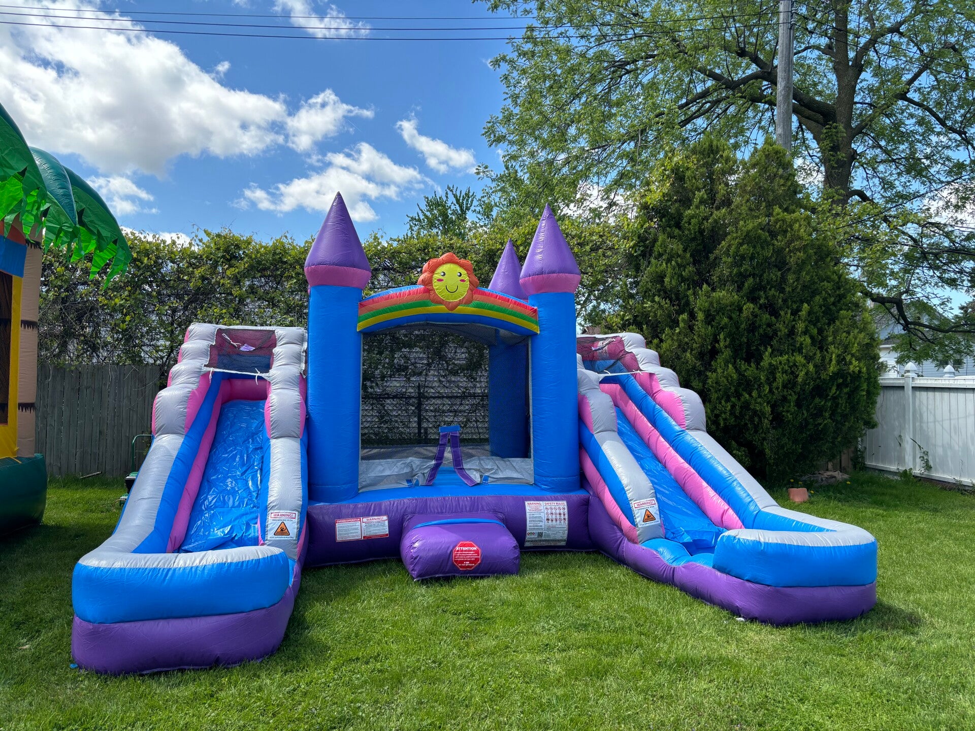 Girls Rule Combo Bounce House