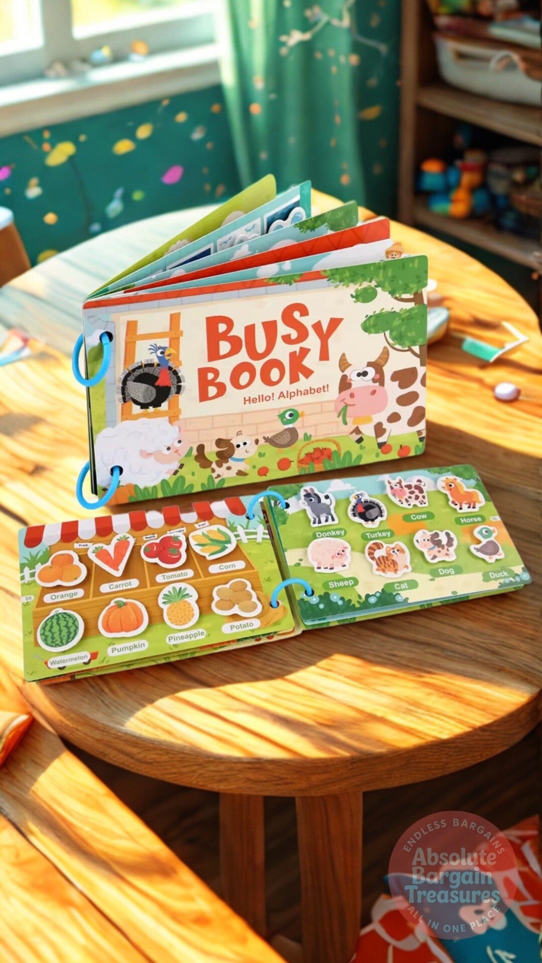 Sensory Montessori Busy Book – Develop Fine Motor Skills