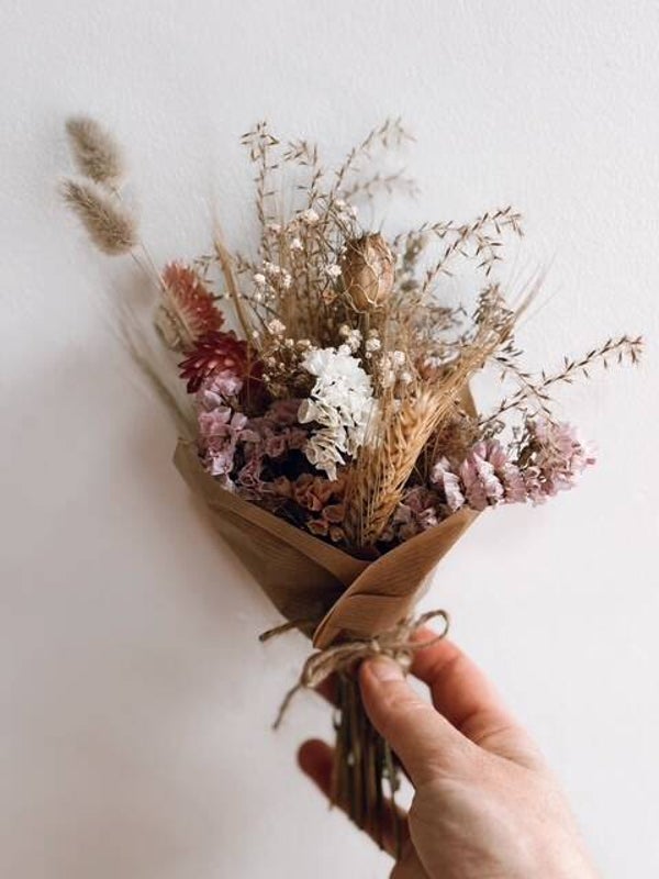 Gifvrij en duurzaam droogboeket Studio Bloem