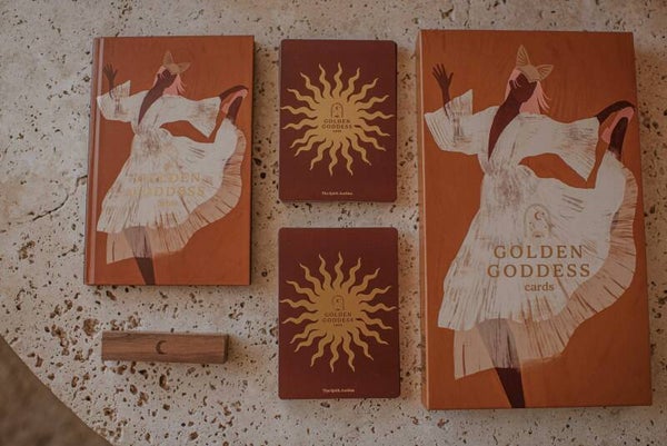 Golden goddess card deck
