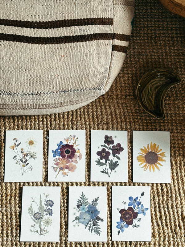 Botanische wenskaart van Bo Vera August