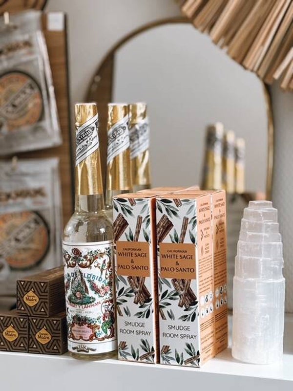Smudge spray witte salie & palo santo Aromafume