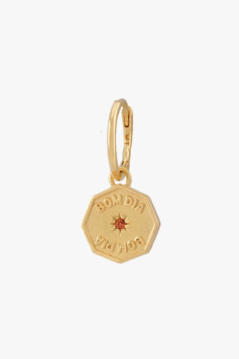 Bom Dia Hoop Gold Plated