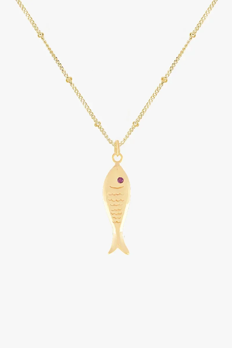 Sardinha Necklace Gold Plated