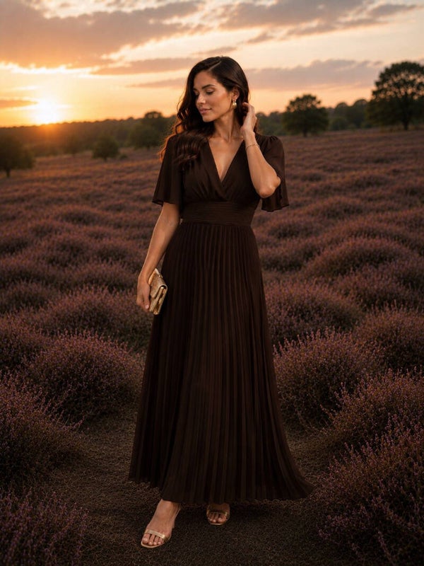 Dress Velora (Bruin)
